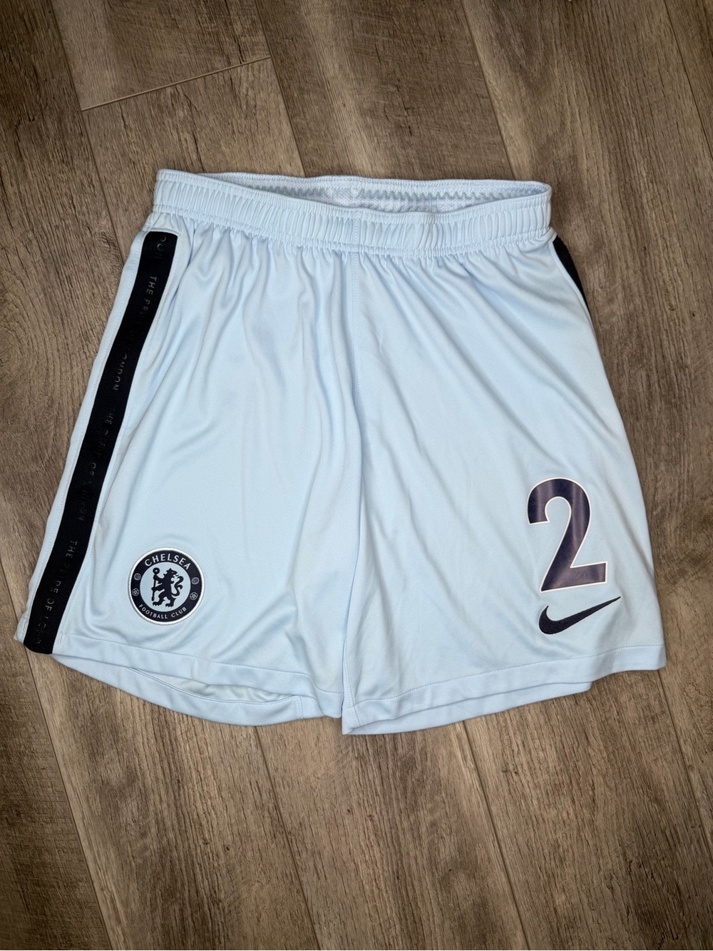 Nike Men’s Light Blue Chelsea Jersey Shorts